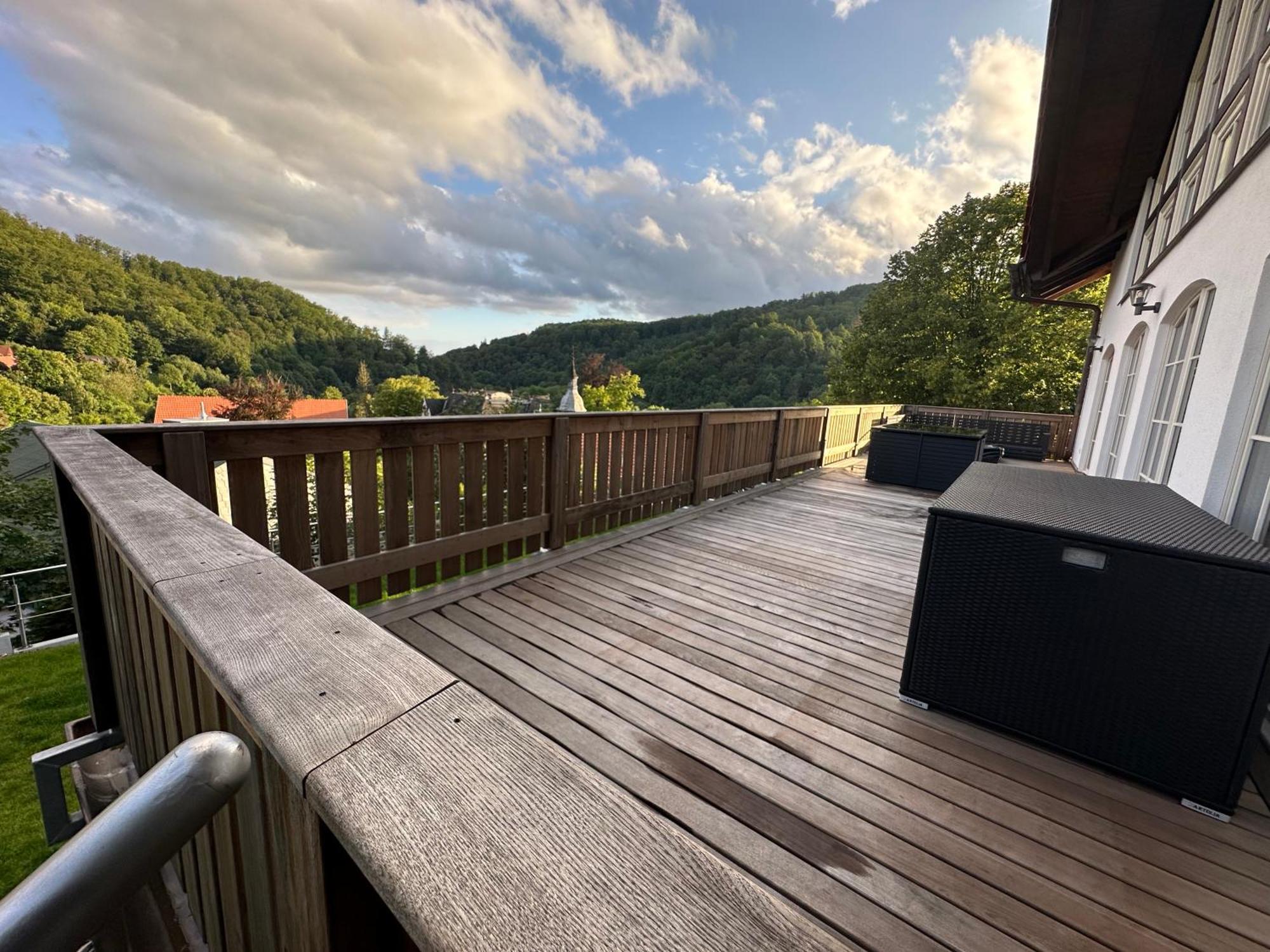 Ferienwohnung Blick Thyratal Stolberg i. Harz Extérieur photo